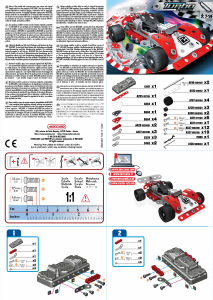 Bedienungsanleitung Meccano set 2350A Turbo Prototyp 2 tot