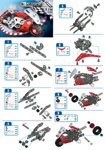 Manuale Meccano set 2353B Turbo Mini turbo moto