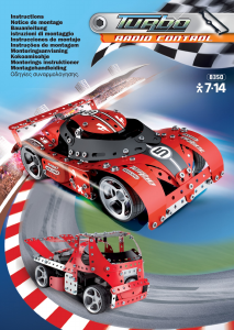 Handleiding Meccano set 8350 Turbo RC pro