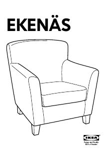 Εγχειρίδιο IKEA EKENAS Πολυθρόνα