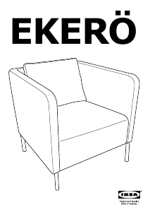 Käyttöohje IKEA EKERO Nojatuoli