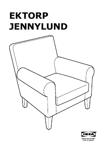 Manual IKEA EKTORP JENNYLUND Armchair