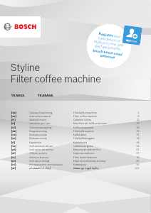 Manual Bosch TKA8A683 Styline Coffee Machine
