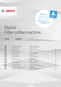 Manual de uso Bosch TKA8A053 Styline Máquina de café