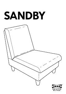 사용 설명서 이케아 SANDBY 팔걸이 의자