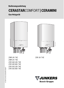 Bedienungsanleitung Junkers ZSR 5/10-7 KE 21 Ceramini Zentralheizungskessel