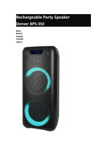 Manual Denver BPS-350 Speaker