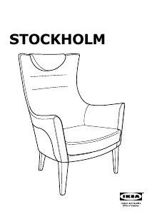 Manuál IKEA STOCKHOLM Křeslo