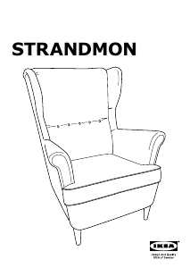 Посібник IKEA STRANDMON Крісло