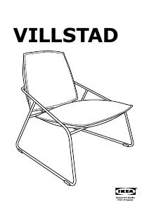 Handleiding IKEA VILLSTAD Fauteuil