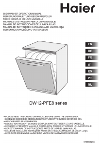 Manual Haier DW12-PFE8 Dishwasher