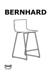 Посібник IKEA BERNHARD Барний стілець