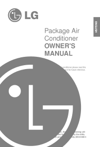 Manual LG LPUE5082ZA Air Conditioner