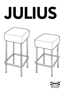 Priručnik IKEA JULIUS Barski stolac