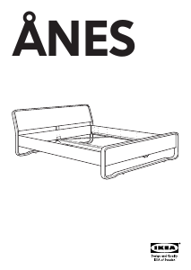 Manual de uso IKEA ANES Estructura de cama