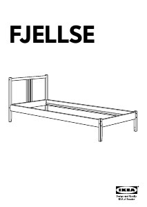 Käyttöohje IKEA FJELLSE (207x97) Sängynrunko