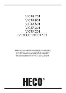 Mode d’emploi Heco VICTA 701 Haut-parleur