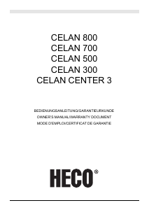 Manual de uso Heco CELAN 500 Altavoz