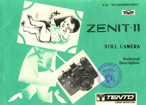 Manual Zenit 11 Camera