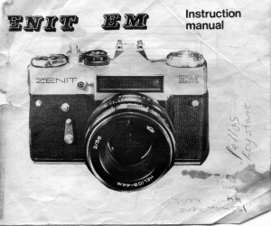 Handleiding Zenit EM Camera