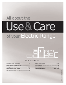 Manual White-Westinghouse MFF3016RW Range