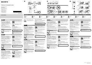 Manual Sony MDR-XB30EX Headphone