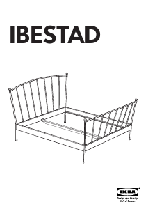 Kasutusjuhend IKEA IBESTAD Voodiraam