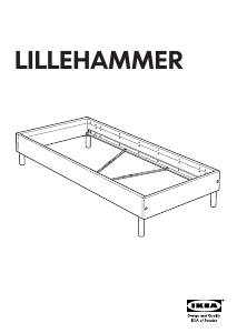 Manuál IKEA LILLEHAMMER Rám postele