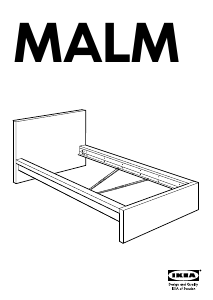 Manuale IKEA MALM (231x107) Struttura letto