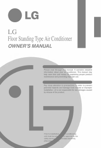 Manual LG LP-K3063ZA Air Conditioner