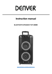 Manual Denver TSP-450NR Speaker