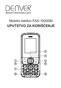 Priručnik Denver FAS-18200M MK2 Mobilni telefon