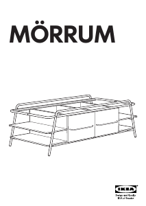 Наръчник IKEA MORRUM Рамка на легло