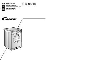 Manual Candy CB 86 TR ES Washing Machine