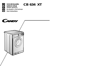 Manual Candy CB 634 XT Washing Machine