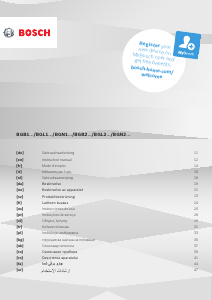 Manual de uso Bosch BGL2POW1 Aspirador