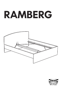 Kasutusjuhend IKEA RAMBERG Voodiraam