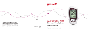 Handleiding Yuwell Accusure 710 Bloedglucosemeter