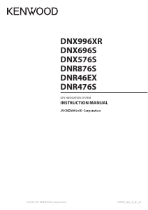 Manual Kenwood DNR876S Car Navigation