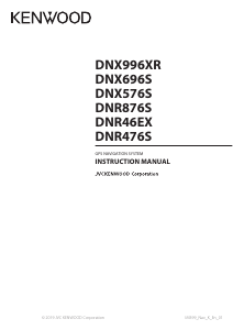 Handleiding Kenwood DNR476S Navigatiesysteem