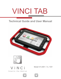 Handleiding Vinci Tab VH-2001 Tablet