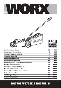 Manual Worx WG779E.1 Mașină de tuns iarbă