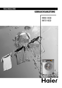 Bedienungsanleitung Haier HW70-1403D Waschmaschine