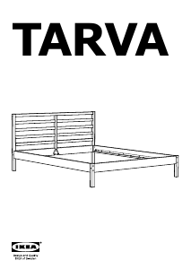 说明书 宜家TARVA床架
