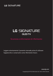 Manual de uso LG OLED77W9PLA Televisor de OLED