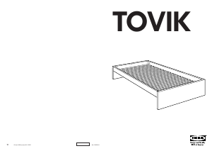 Manual IKEA TORVIK Cadru pat