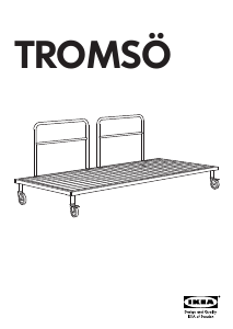 Bruksanvisning IKEA TROMSO Sängstomme