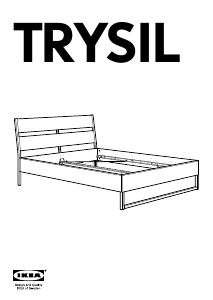 Manual de uso IKEA TRYSIL Estructura de cama