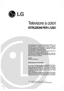 Manuale LG RE-29FA33X Televisore