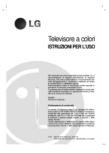 Manuale LG PE-43A82T Televisore